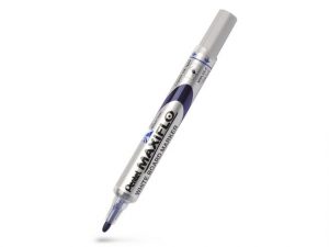 Whiteboardpenna PENTEL Maxiflo rund blå