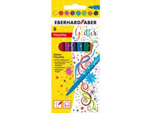 Fiberpenna FABER CASTELL Glitter 8/fp