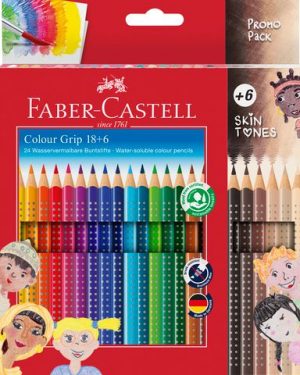Färgpenna FABER CASTELL Grip 24/fp