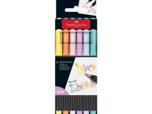 Fiberpenna Black Edition pastel 6/fp