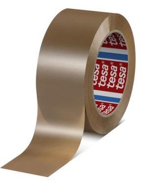Packtejp TESA 60418 PET 132x50mm brun