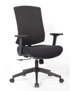 Konstorsstol LYRECO Orion II tyg
