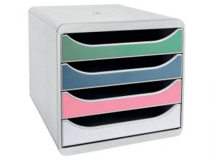 Blankettbox Bigbox Autentik 4låd. pastel