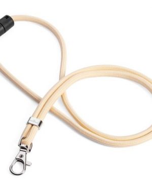 Nyckelband rPET karbinhake beige 10/fp