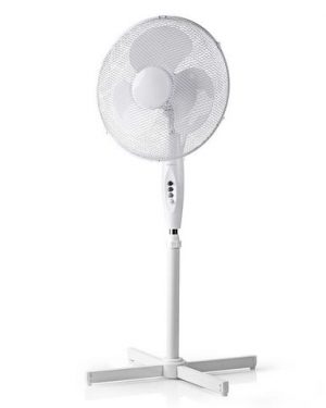 Stativfläkt NEDIS 40 cm 45W plast vit