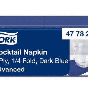 Servett TORK Cocktail blå 2-lag 200/fp