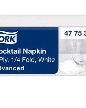 Servett TORK Cocktail vit 2-lag 200/fp