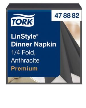 Servett TORK LinStyle kol 39x39cm 50/fp