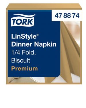 Servett TORK LinStyle beige39x39cm 50/fp